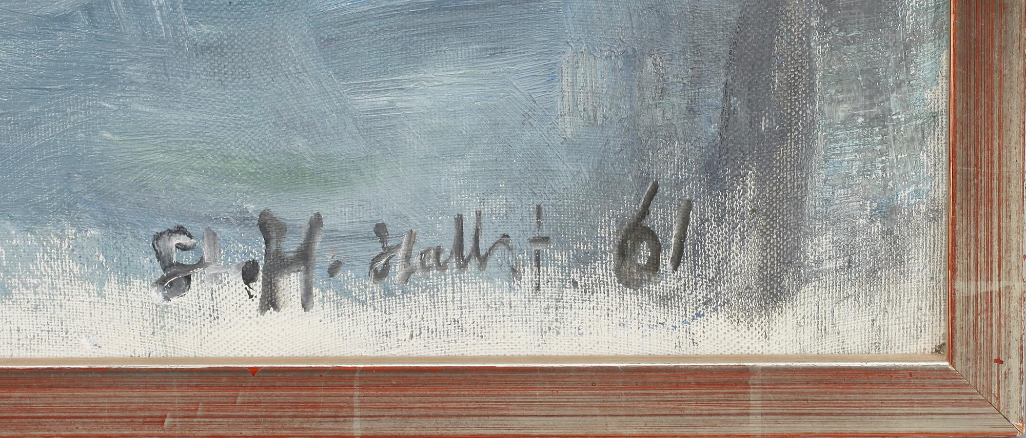 STAFFAN HALLSTRÖM, olja på duk, sign o dat -61.