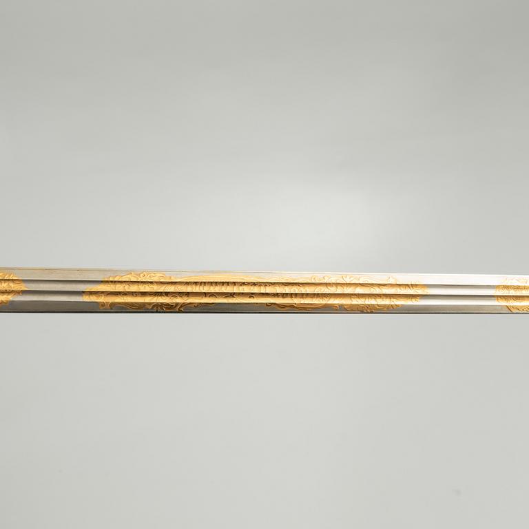 Sabre, m/1899 for a county sheriff, Södermanland, early 20th century.
