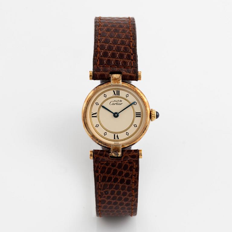must de Cartier, VLC, wristwatch, 24 mm,