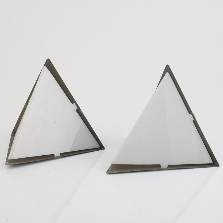 Hans-Agne Jakobsson, outdoor lighting, a pair, likely from Markaryd, second half of the 20th century.