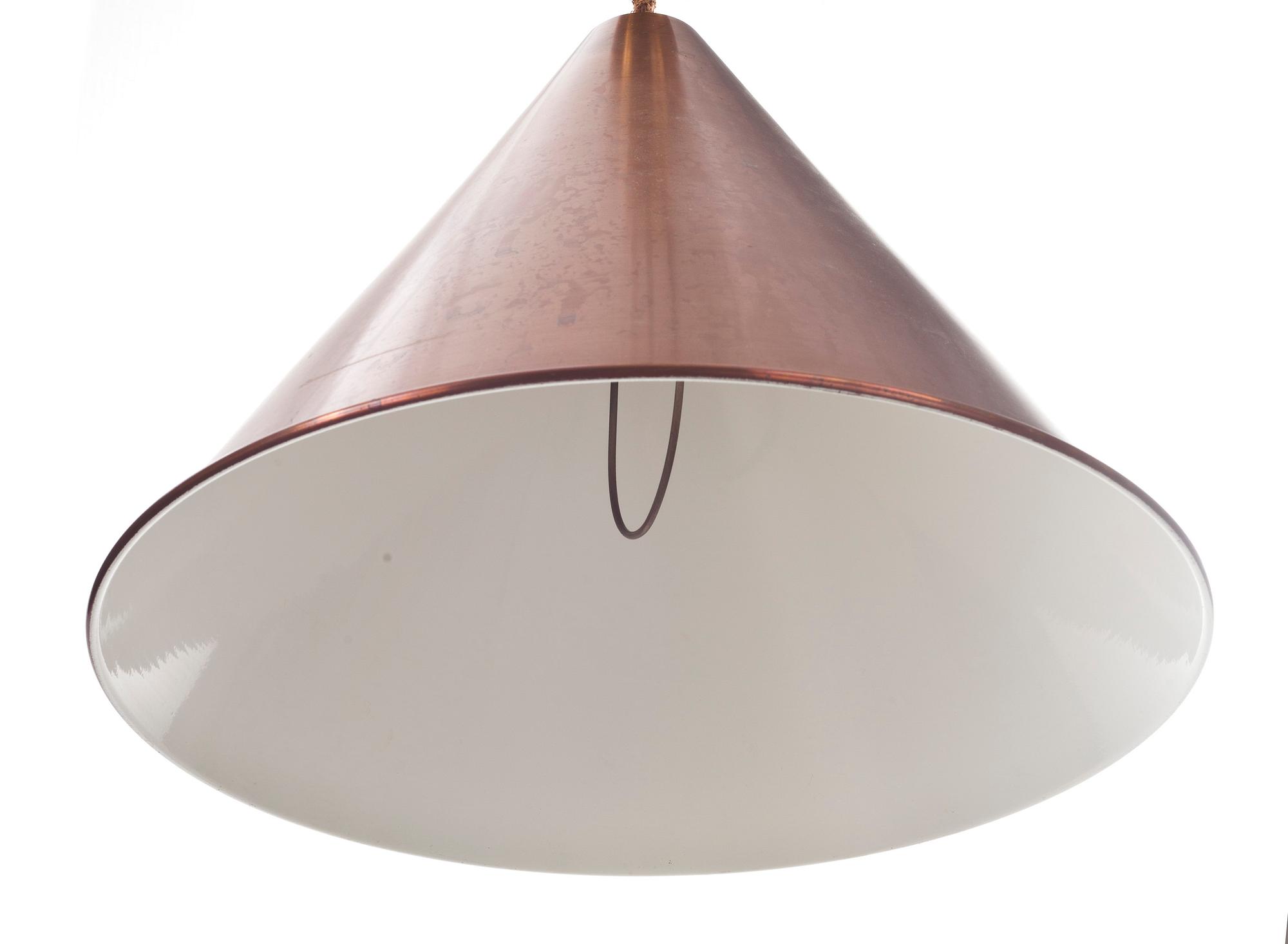 TAKLAMPA, "Biljard". Formgiven av Arne Jacobsen.