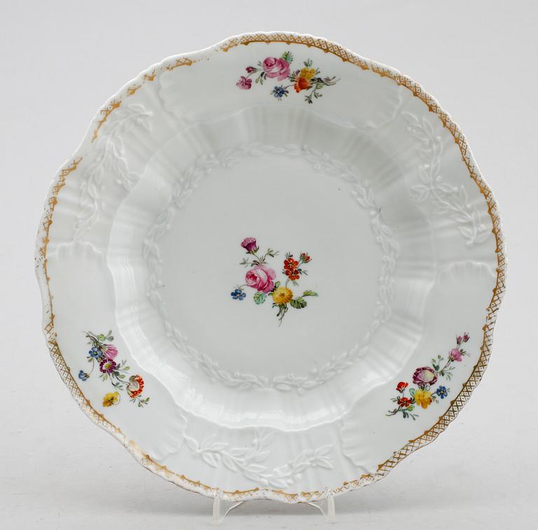 TALLRIK, porslin, Royal Copenhagen, 1800-tal.