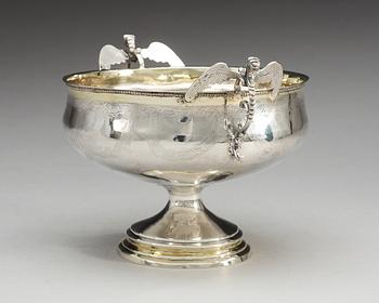 BRÄNNVINSSKÅL, av Nils Grubb, Hudiksvall 1785.