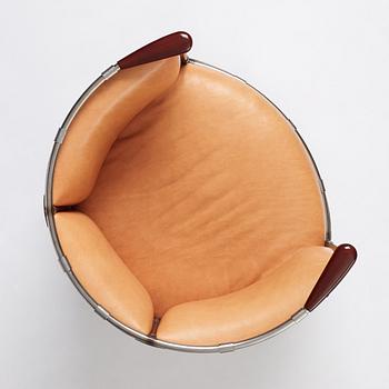 Mats Theselius, an 'Älgskinnsfåtöljen' lounge chair, Källemo, ed. 159/360, Sweden post 1991.