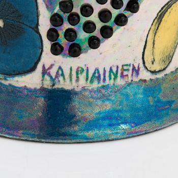 Birger Kaipiainen, a stoneware table lamp, signed Kaipiainen.