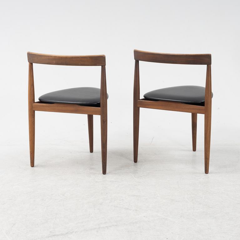 Hans Olsen, stolar, 6 st, "Roundette", Frem Røjle, Danmark, 1950/1960-tal.