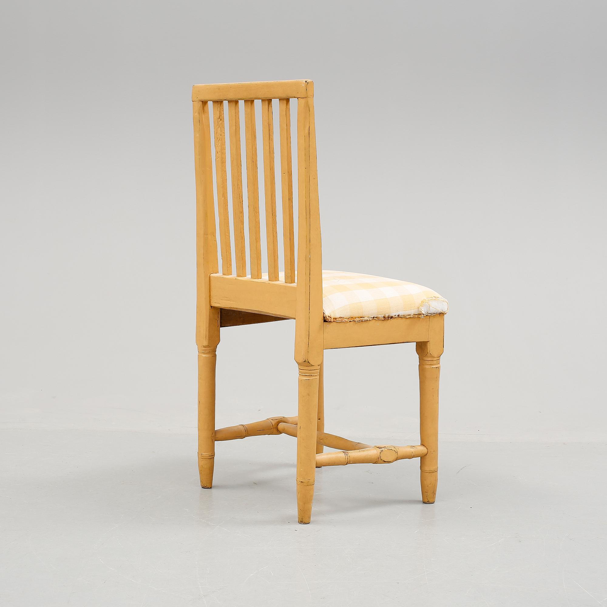 STOL. Gustaviansk, 1700-talets slut.