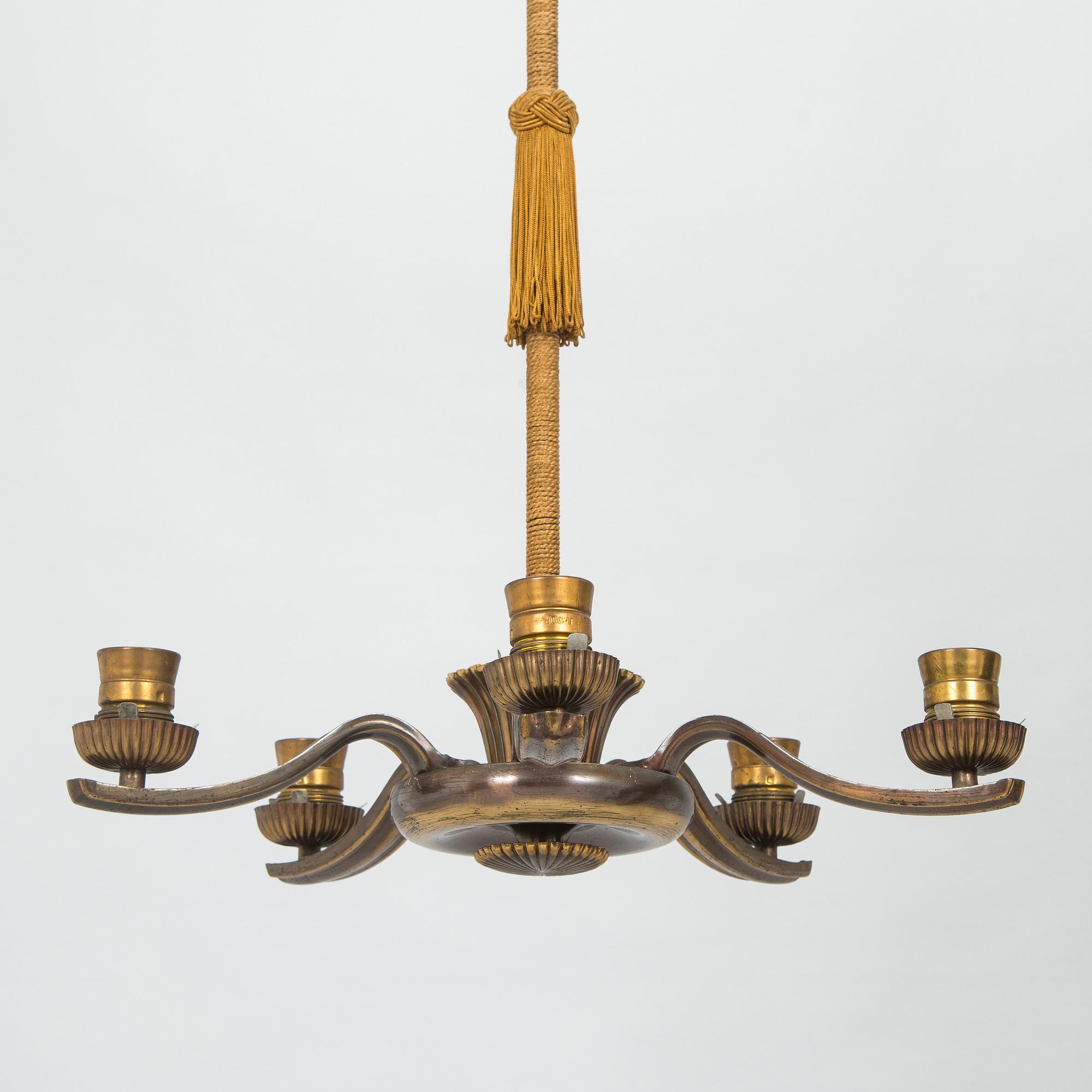 Paavo Tynell, A 1930s ceiling light for Taito, Finland.