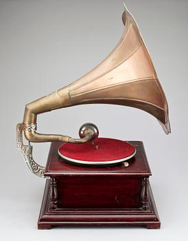 VEVGRAMMOFON, märkt "His Master's Voice", 1900-tal.