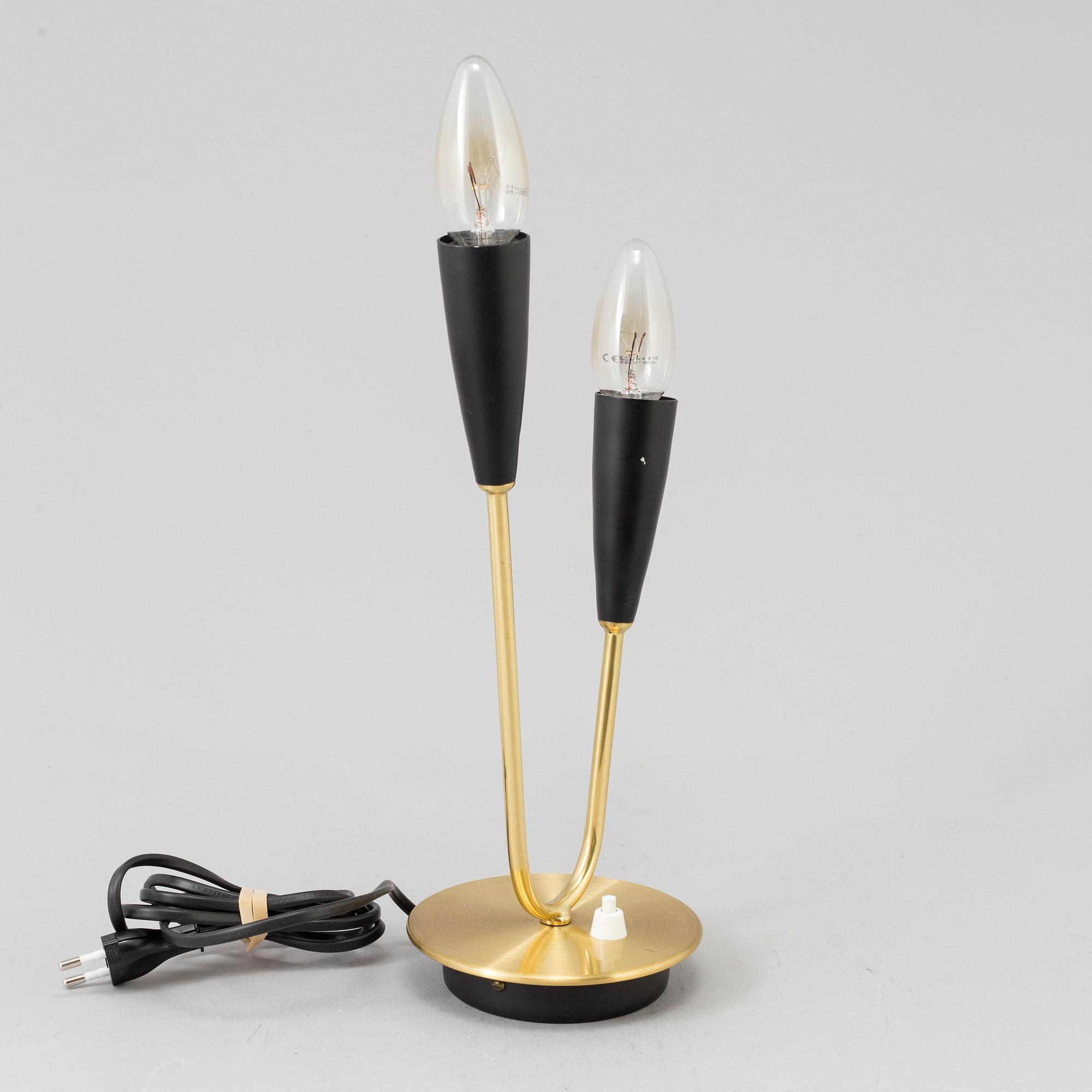AB ARMATURHANTVERK, Göteborg, bordslampa, omkring 1955-60.