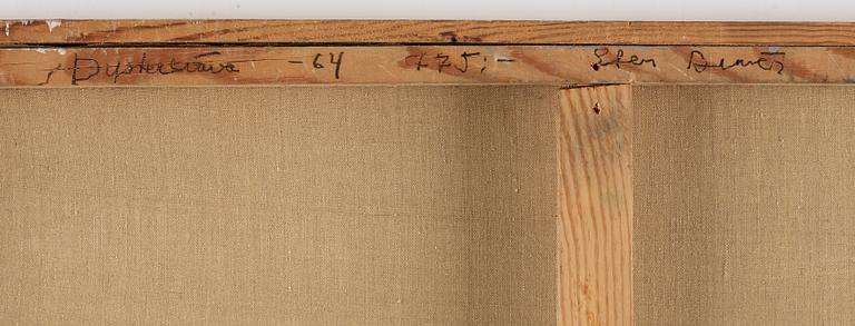 Sten Dunér, oil on canvas, signed and dated -64.