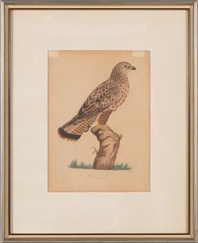 Ferdinand von Wright, watercolour, signed and dated 1831.