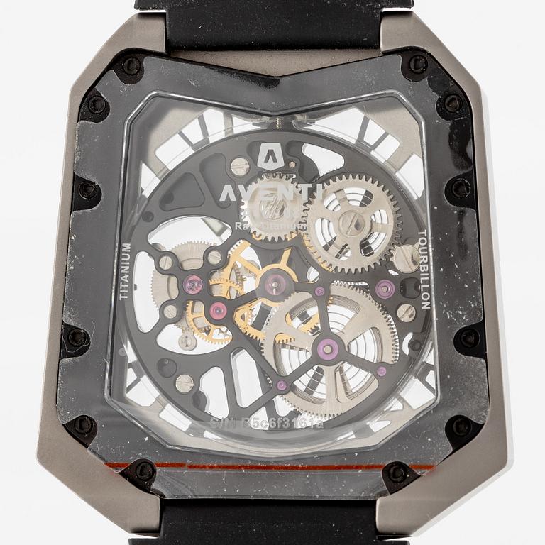 Aventi, A-10 Tourbillon, wristwatch, 48.5 x 55.5 mm.