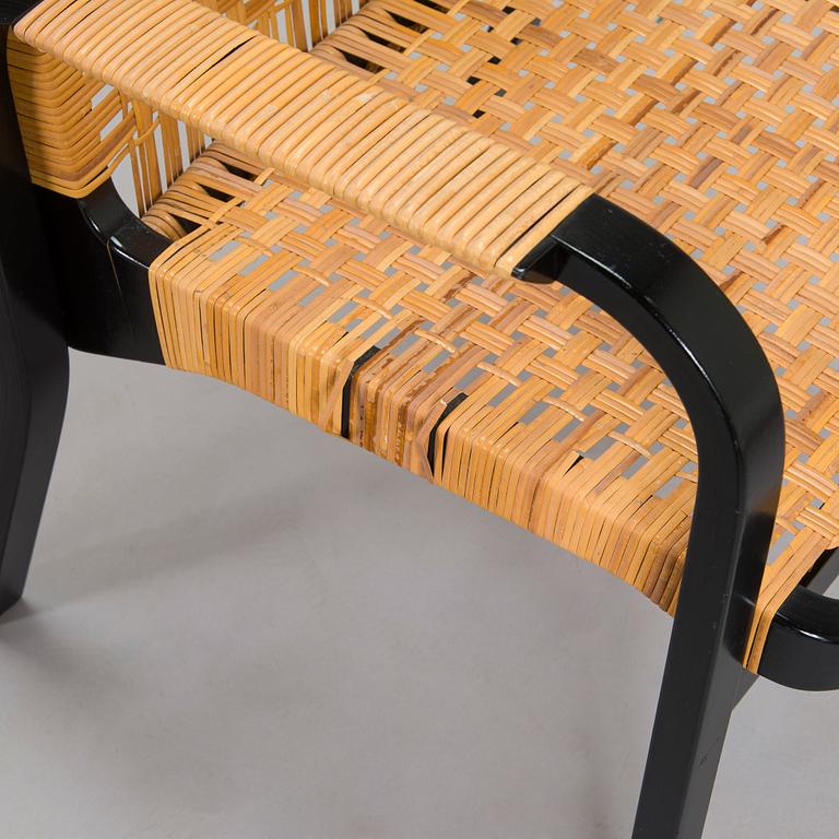 Alvar Aalto, nojatuoleja, 4 kpl, malli 45, Artek 1970-luku.