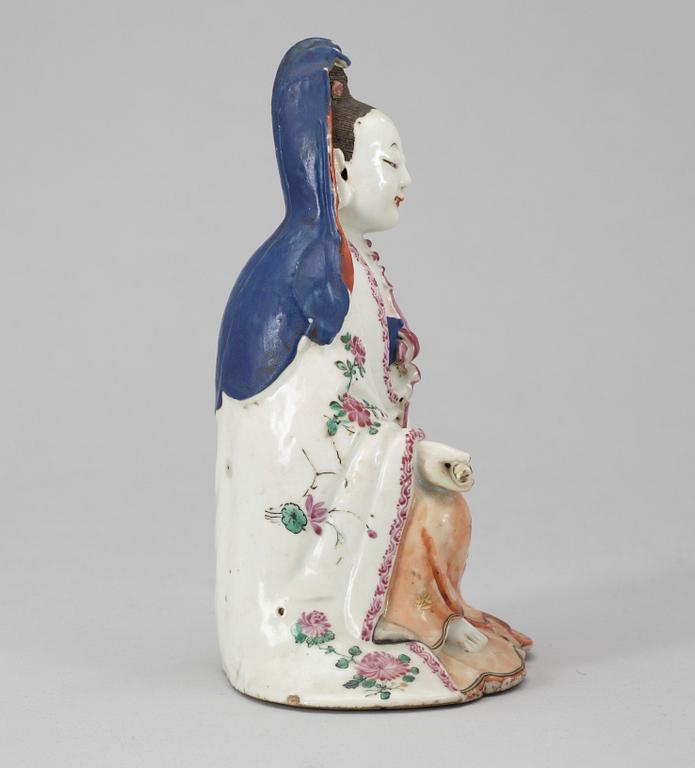 FIGURIN, kompaniporslin. Qing dynastin, Qianlong (1736-1795).