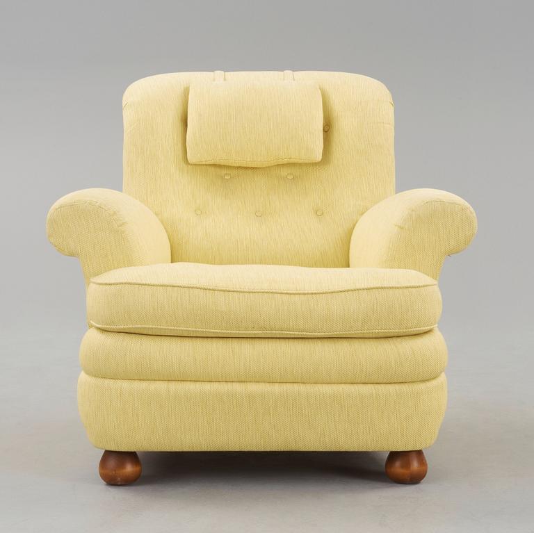 A Josef Frank easy chair, Svenskt Tenn, model 336.