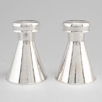 SIGURD PERSSON. Ljusstakar, ett par, sterlingsilver , Stockholm 1954.