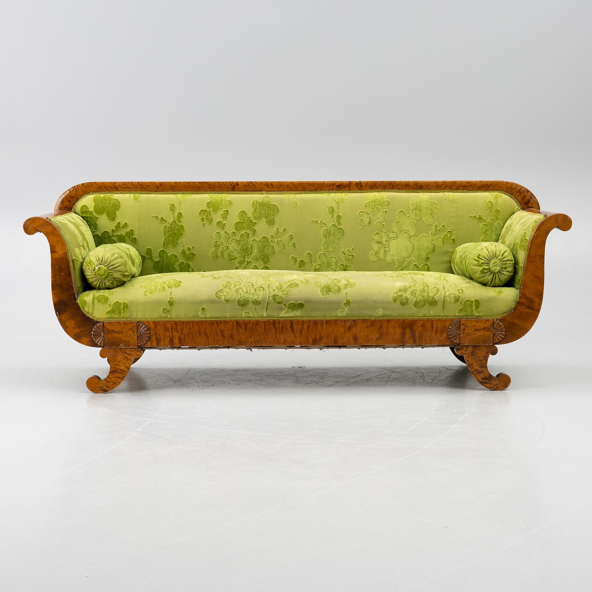 Empire style Salon group, early 20th century, (7 pieces).