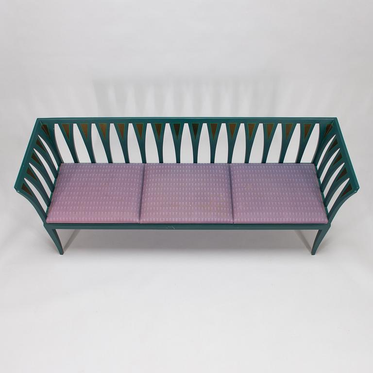 Eliel Saarinen, sohva, "The Blue Settee", Adelta Oy, Finland 1983.
