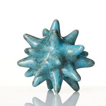 Hans Hedberg, a faience sculpture of a sea urchin, Biot, France.