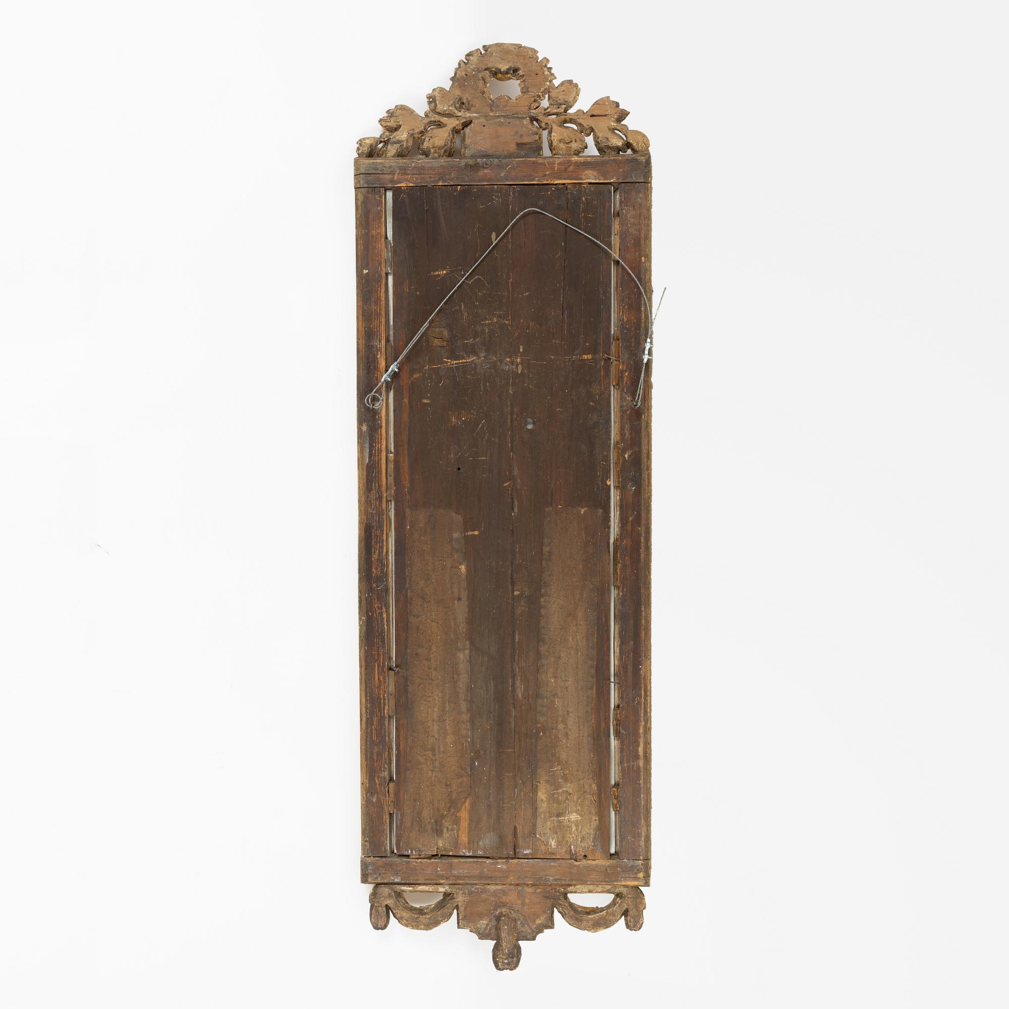 Spegel, Stockholmsarbete, 1700-talets slut, Gustaviansk.