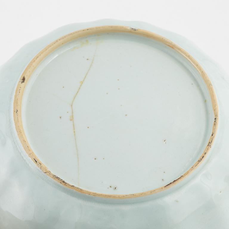 Ten Famille Rose porcelain pieces, China, Qing Dynasty, Qianlong (1736-95).