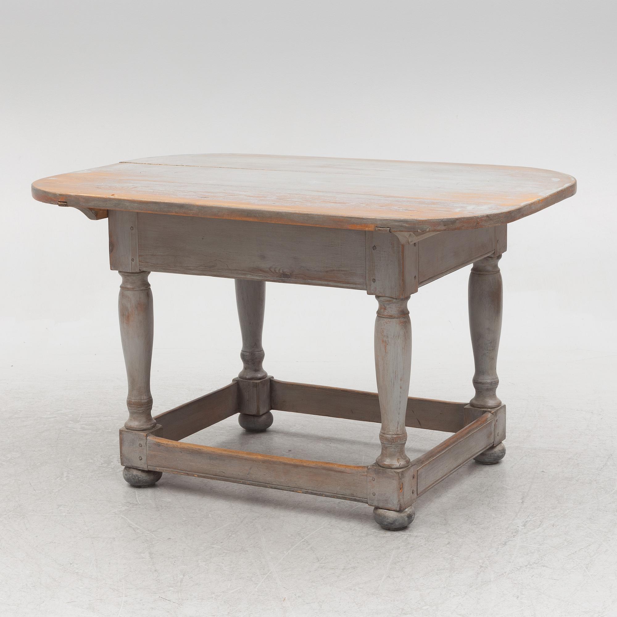 A Baroque table, Sweden, first half of the 17th century.
