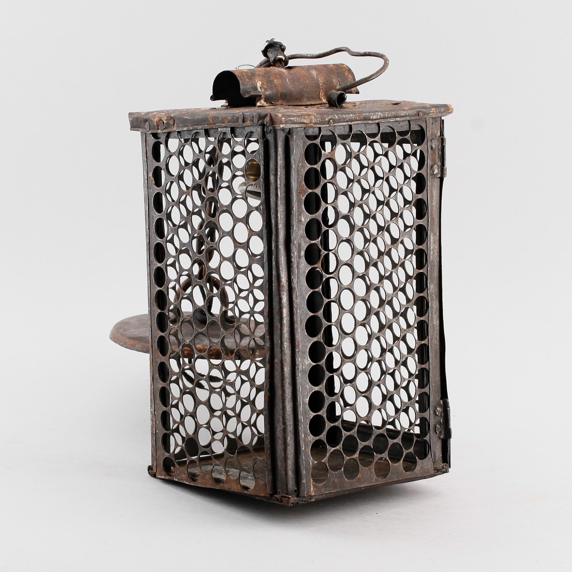 LYKTA, målad plåt, 1800-tal.