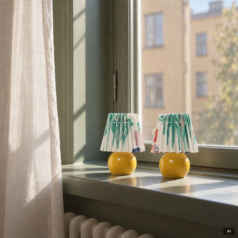 Josef Frank, a pair of model 2575 table lamps, Firma Svenskt Tenn.