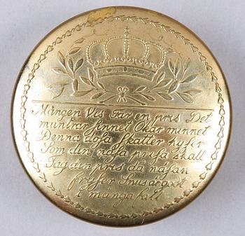 DOSOR, 2 st, mässing. 1800 resp 1900-tal.