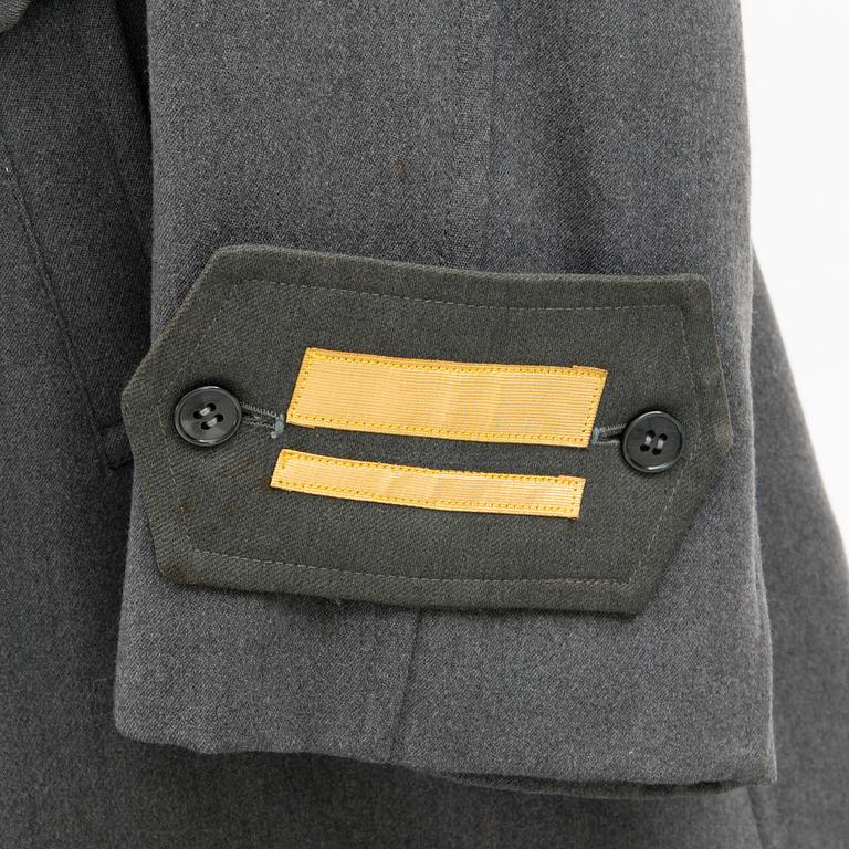 Set of Finnish military uniforms, second half of 20th Century.
