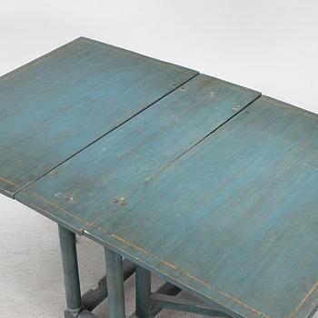 A provincial gate-leg table, Sweden, 19th century.