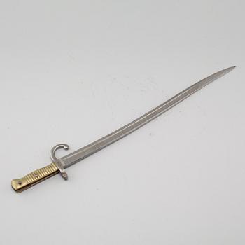 A French sword bayonet, second half of the 19th century.