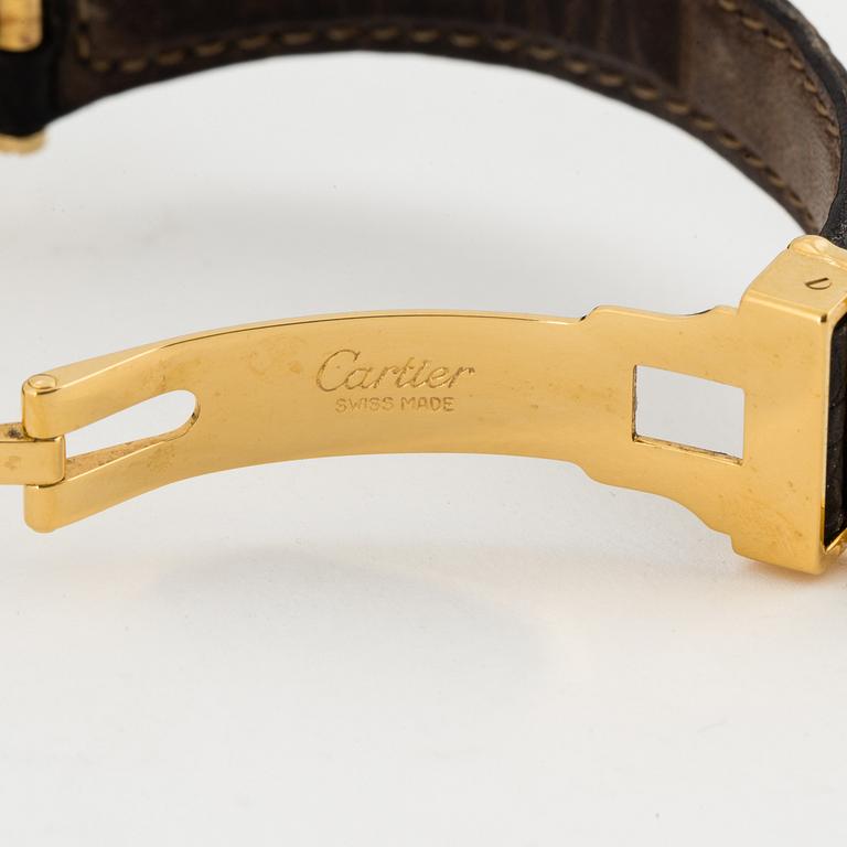 Must de CARTIER, Vermeil, wristwatch, 24 mm.