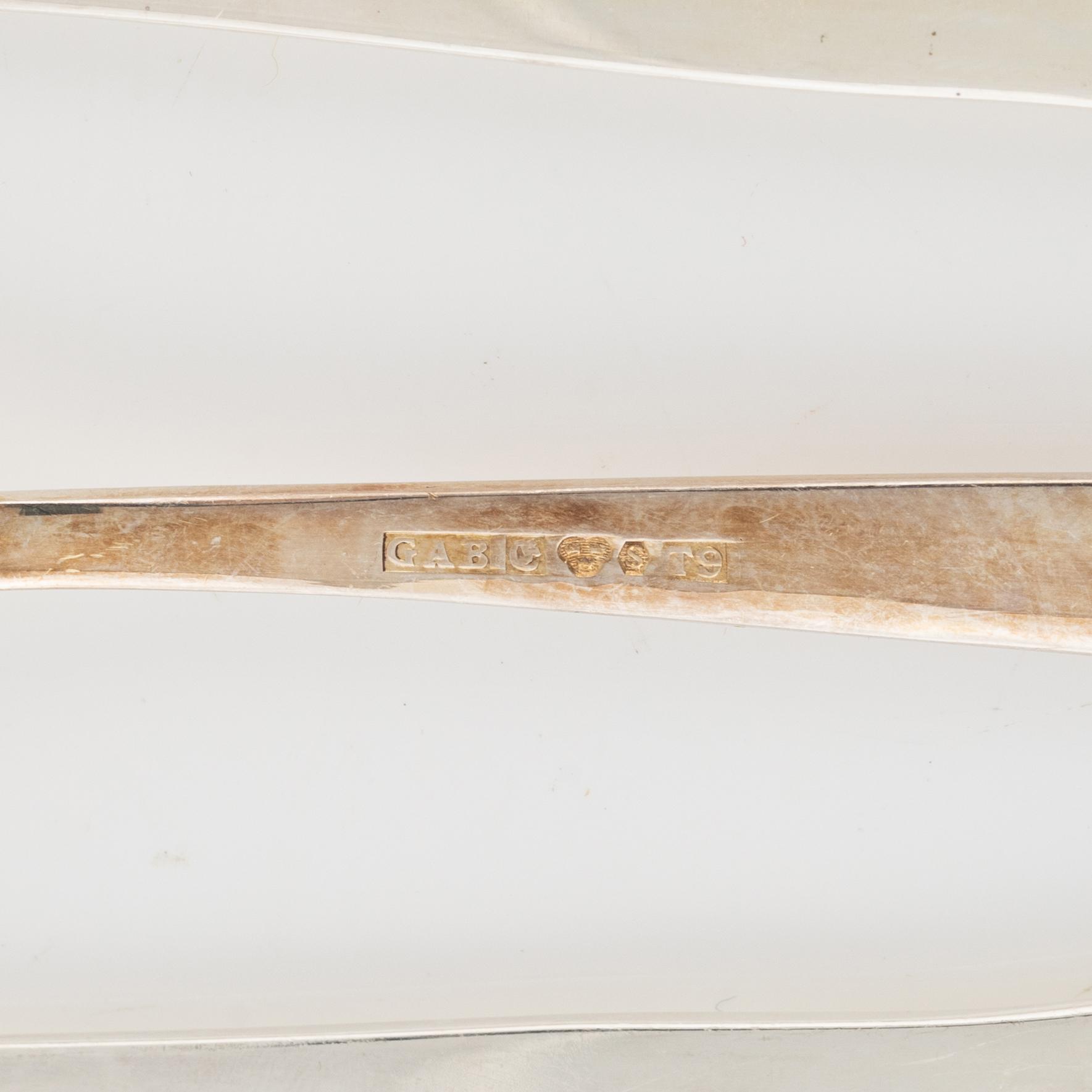 A 49-piece Swedish silver cutlery, bearing the mark of GAB. including Eskilstuna 1979.