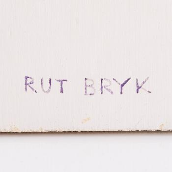 RUT BRYK, relief, "Fönster", signerad Rut Bryk. 1980-tal.