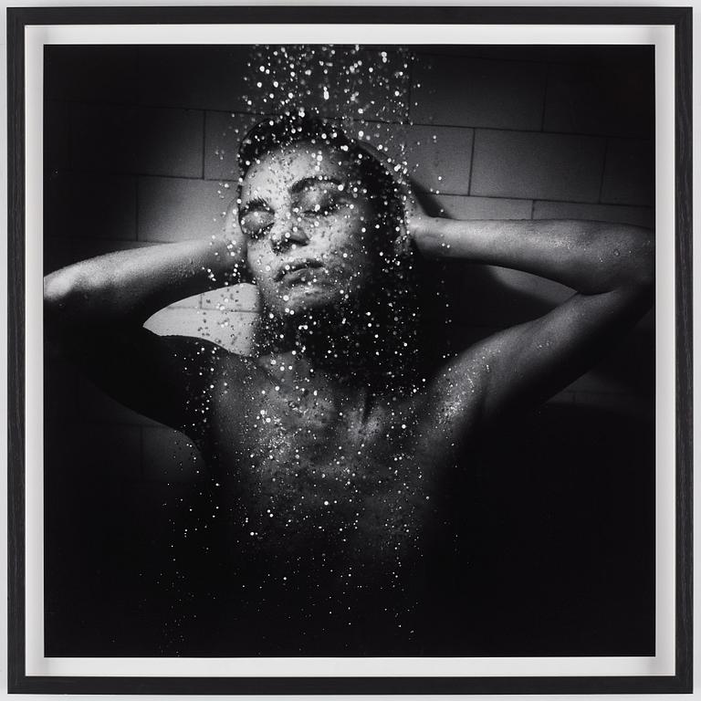 Robert Zuckerman, "Bianca Magic Shower, NYC".