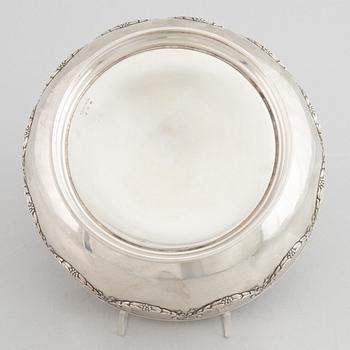 A Swedish Silver Bowl, mark of C.G. Hallberg, Stockholm circa 1920.