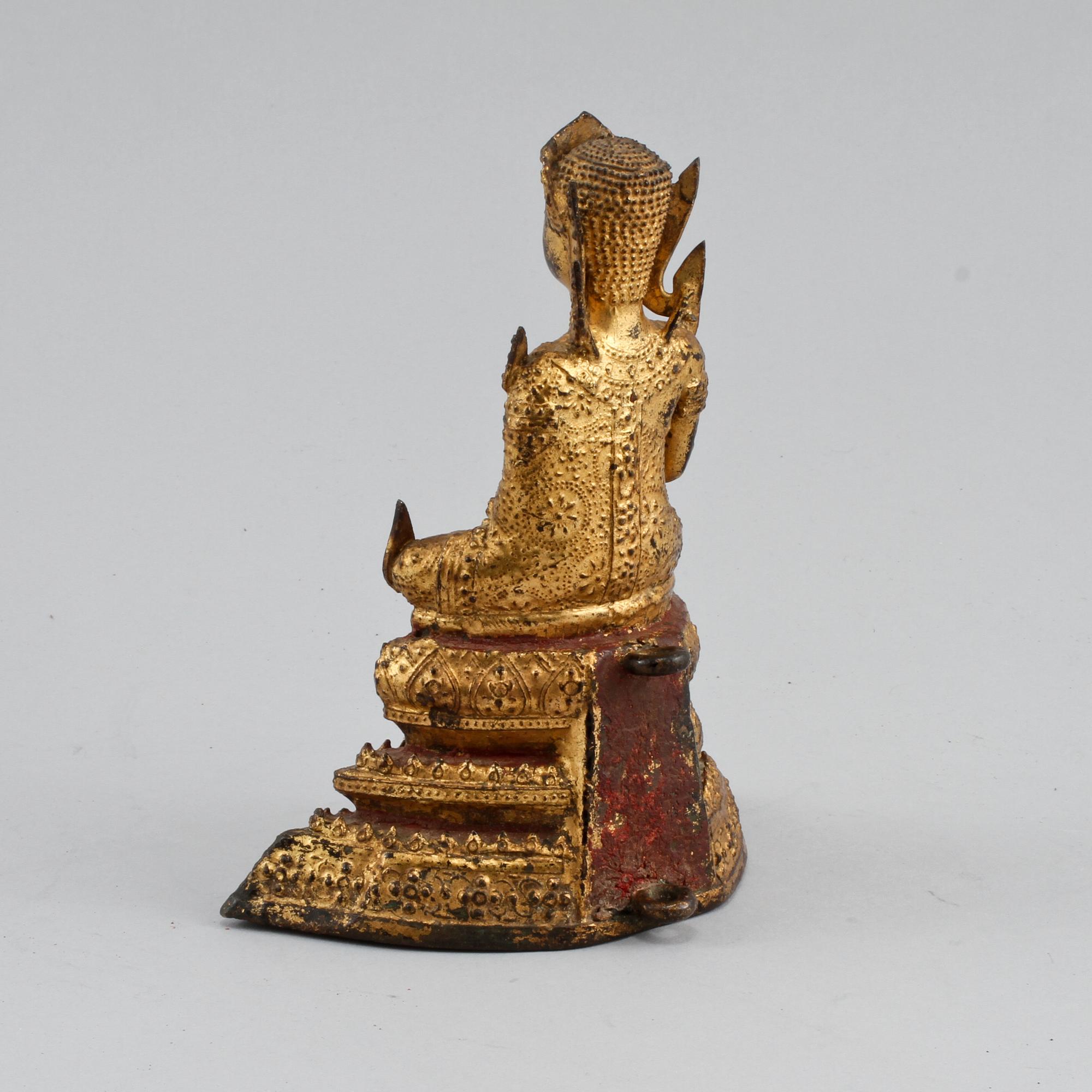 BUDDHA, brons, Thailand, 1800/1900-tal.