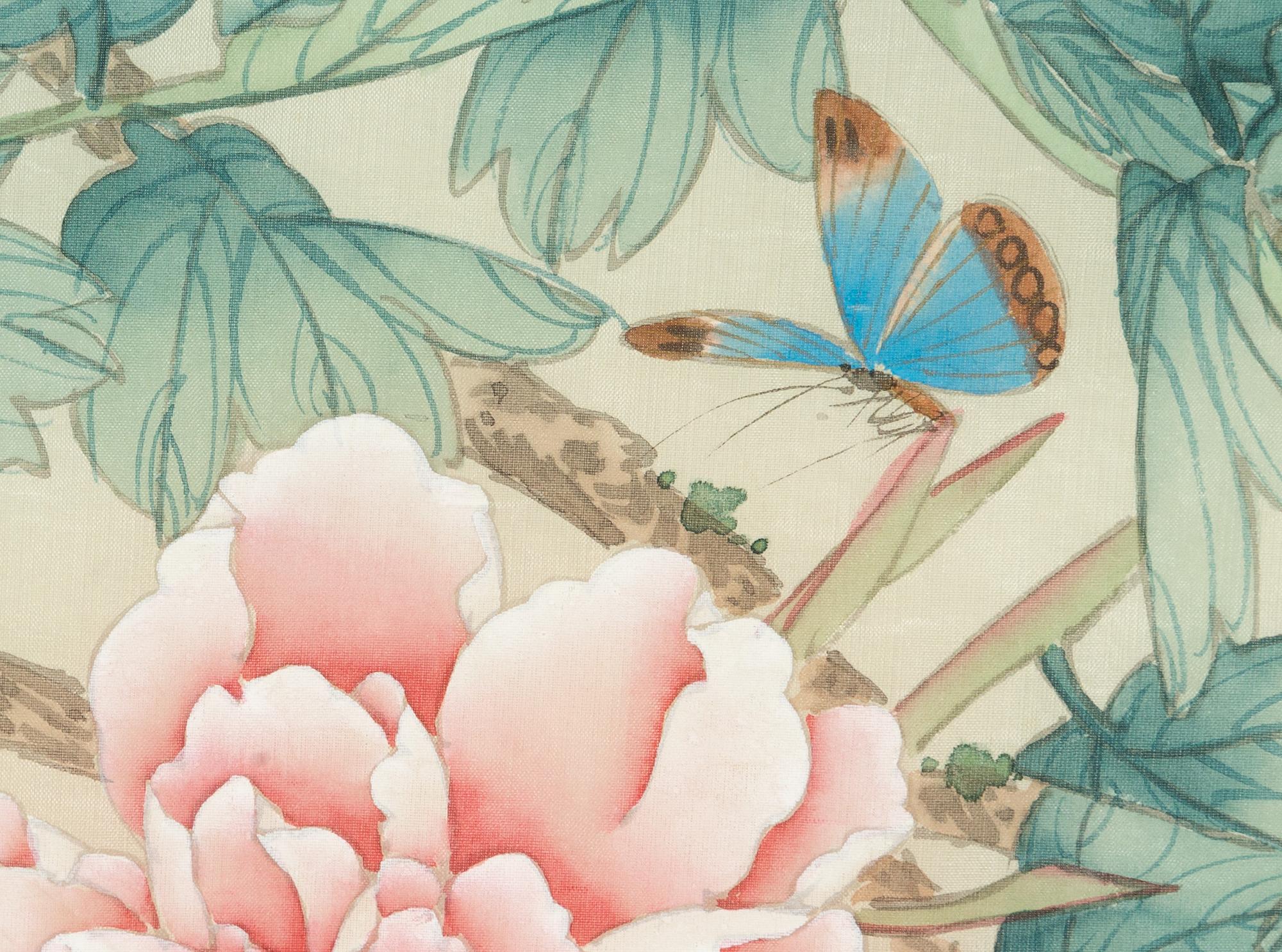 Sidenmålning, Kina, 1900-tal.