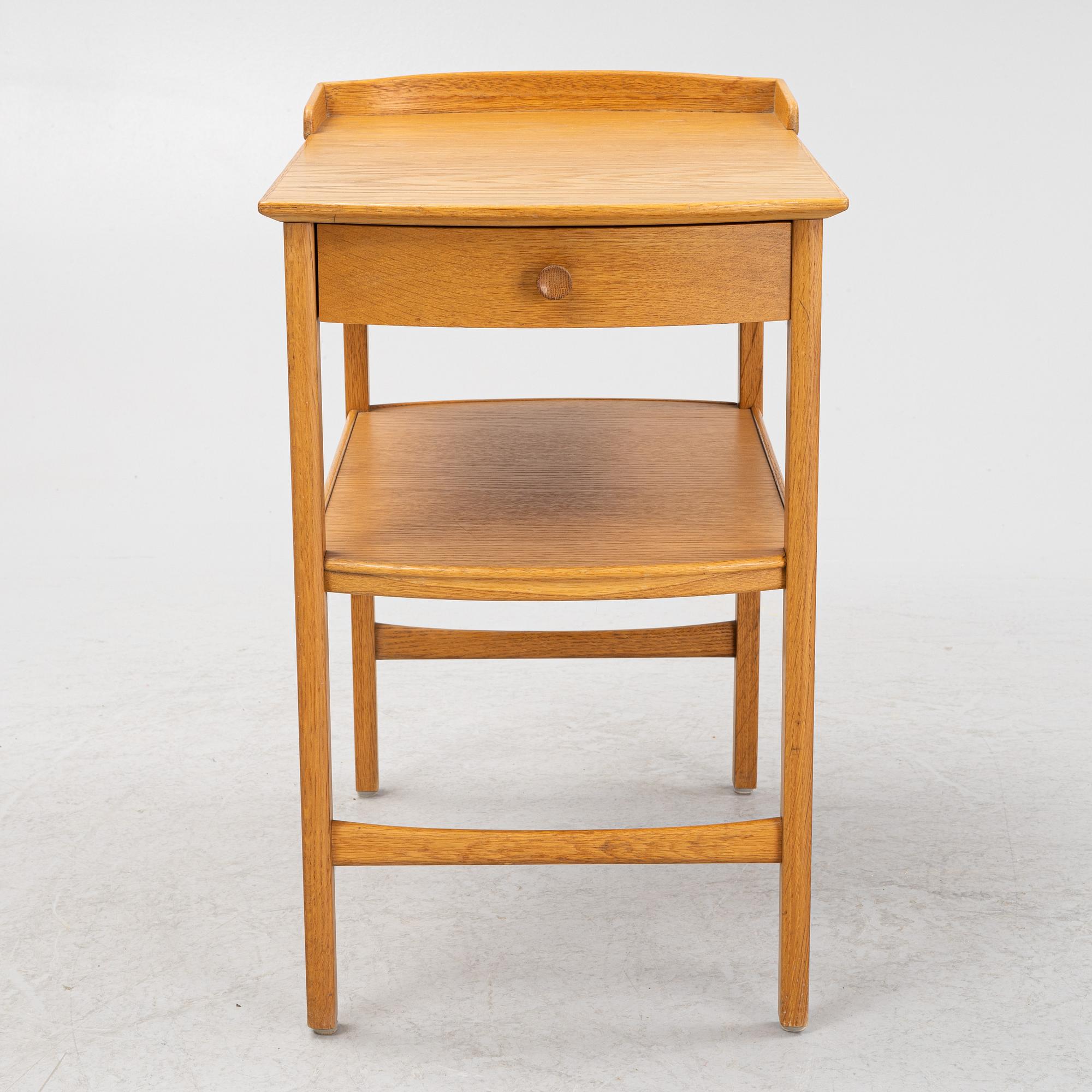 Carl Malmsten, a bedside table, Bodafors, Sweden second half of the 20th Century.