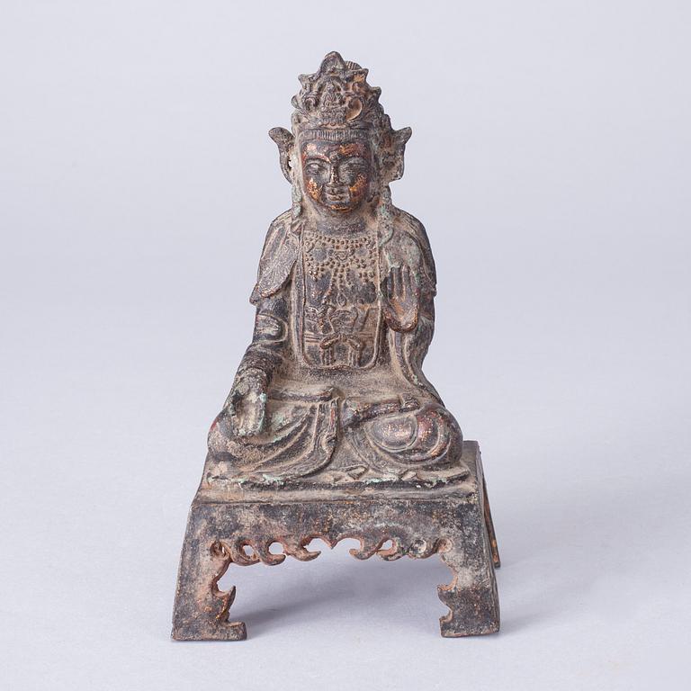 BODHISATTVA, mässing, Kina 1900-talets slut.