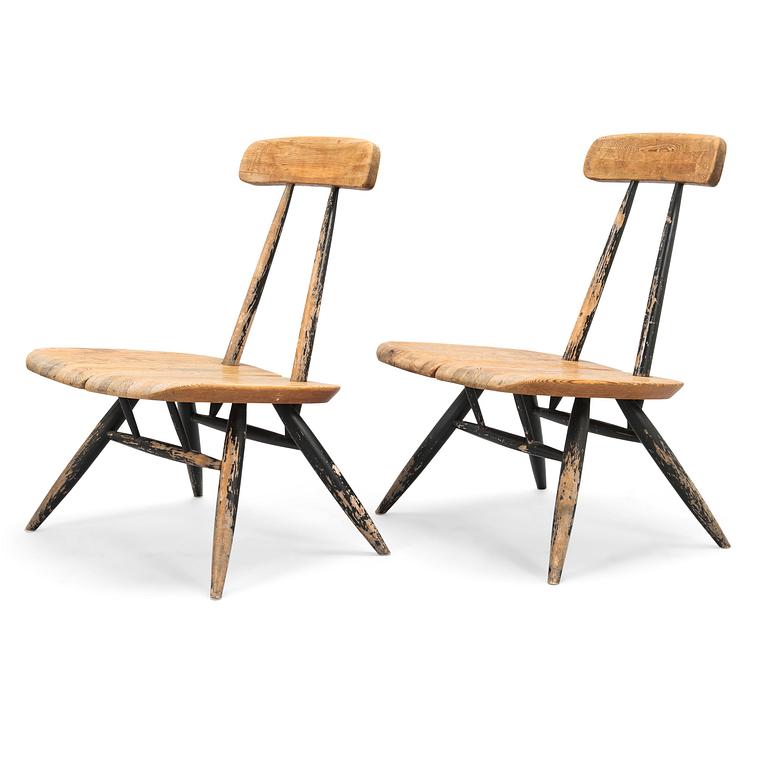 ILMARI TAPIOVAARA, nojatuolipari, "Pirkka lounge chair", Laukaan Puu, 1960-luku.