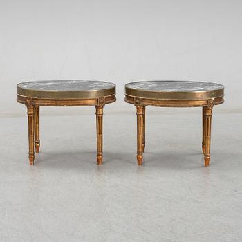 A set of Louis XVI style lounge furniture from Nordiska Kompaniet. First half of the 20th Century.