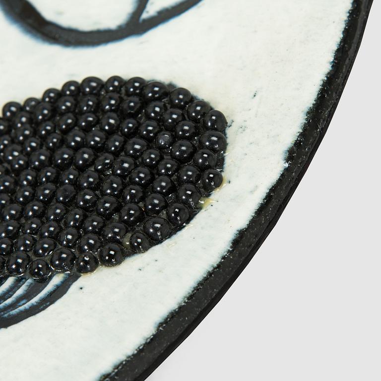 Birger Kaipiainen, a ceramic dish, signed Kaipiainen Arabia.