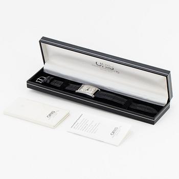 ORIS, Rectangular Pointer, wristwatch, 26 x 38 mm.