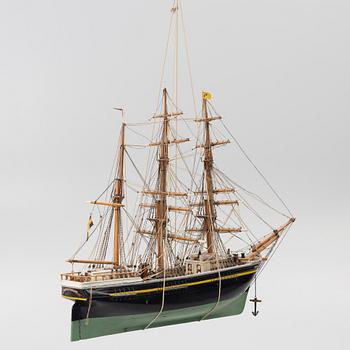 Skeppmodell, 1900-talets mitt.