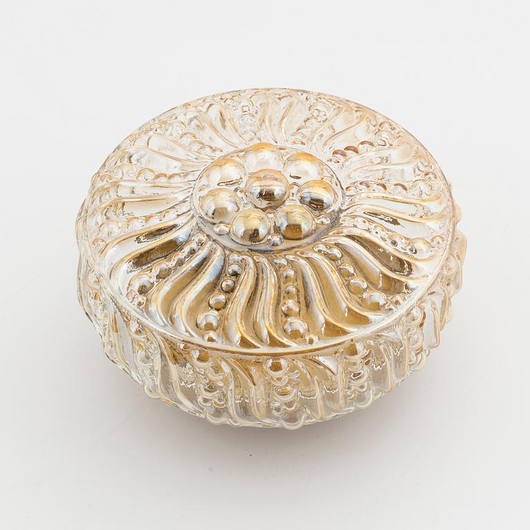 Taklampa, Glashütte Limburg, Tyskland, 1900-talets andra hälft.