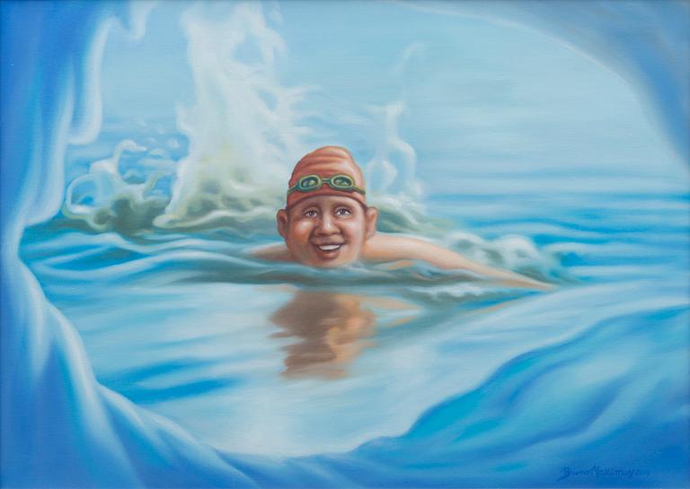 oil on canvas, signed and dated 2009.