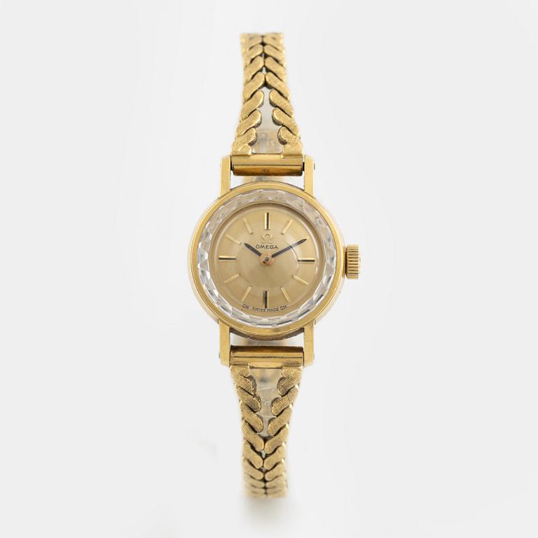 Omega, wristwatch, 17,5 mm.